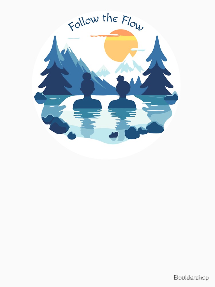 Two women take a cold plunge in nature by Bouldershop