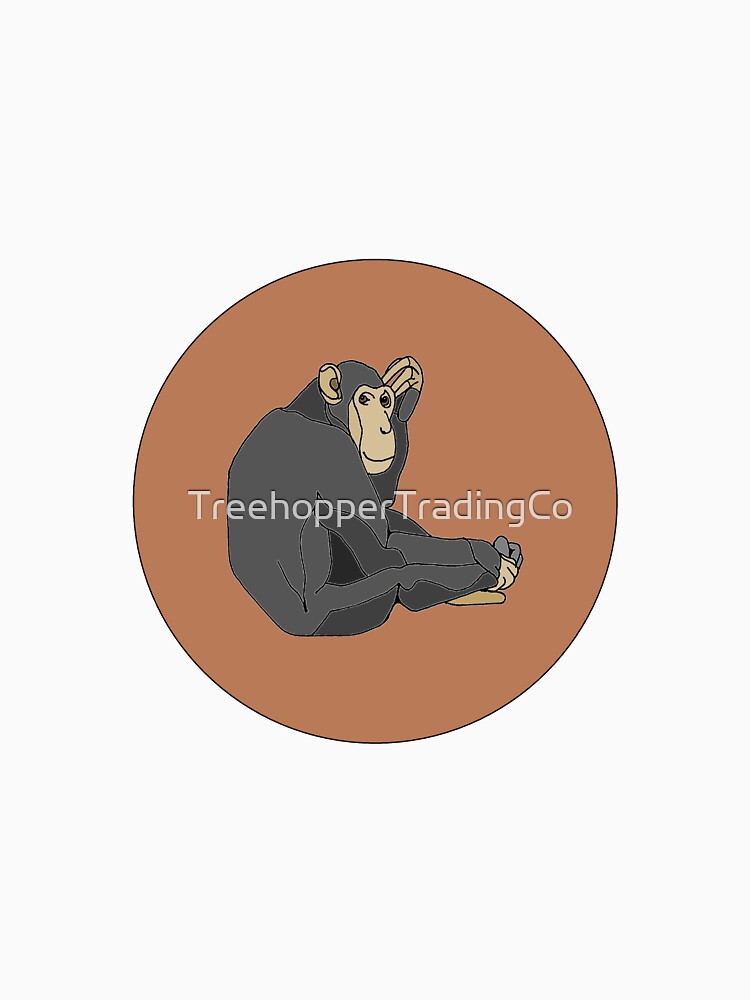Chimpanzee by TreehopperTradingCo