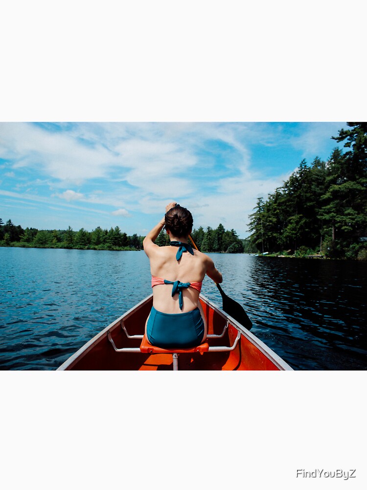 Woman Canoeing by FindYouByZ