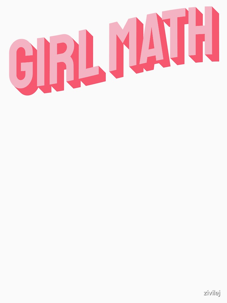 Girl math meme in pink by ItsMemeMachine