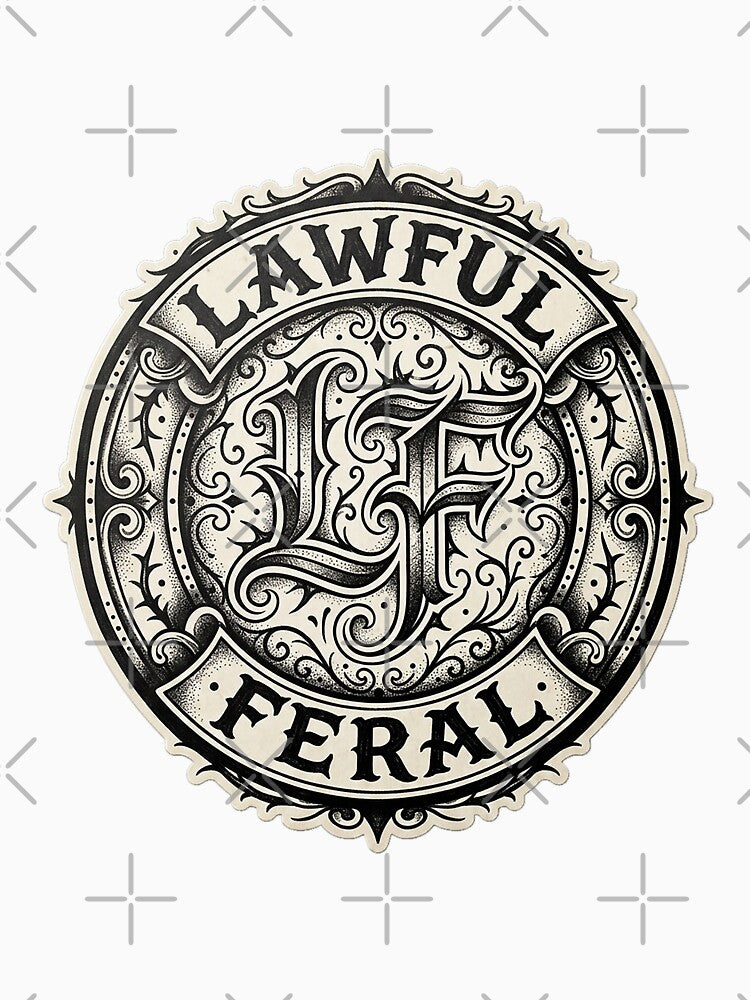 Lawful Feral Official Tattoo Logo by LawfulFeral