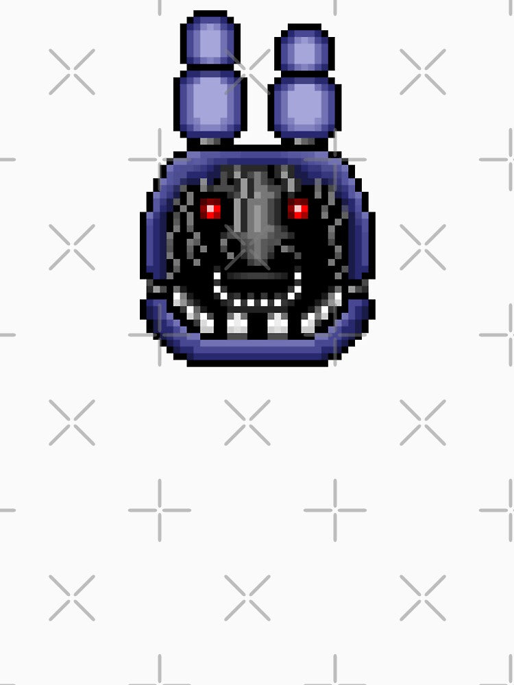 Five Nights at Freddy's 2 - Pixel art - Faceless Bonnie by GEEKsomniac