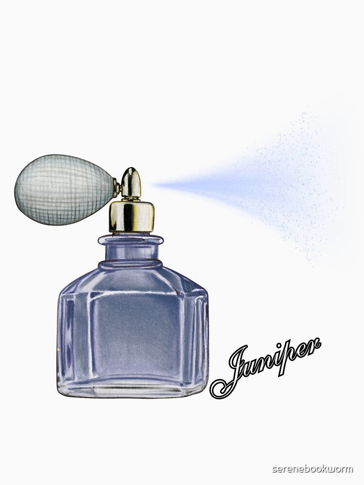 Juniper scented perfume aesthetic by serenebookworm