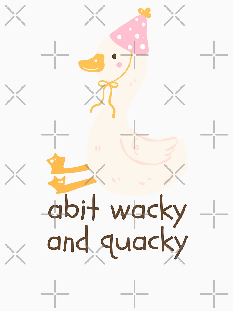 Abit Wacky and Quacky – Silly Goose in a Party Hat by A Little Unhinged
