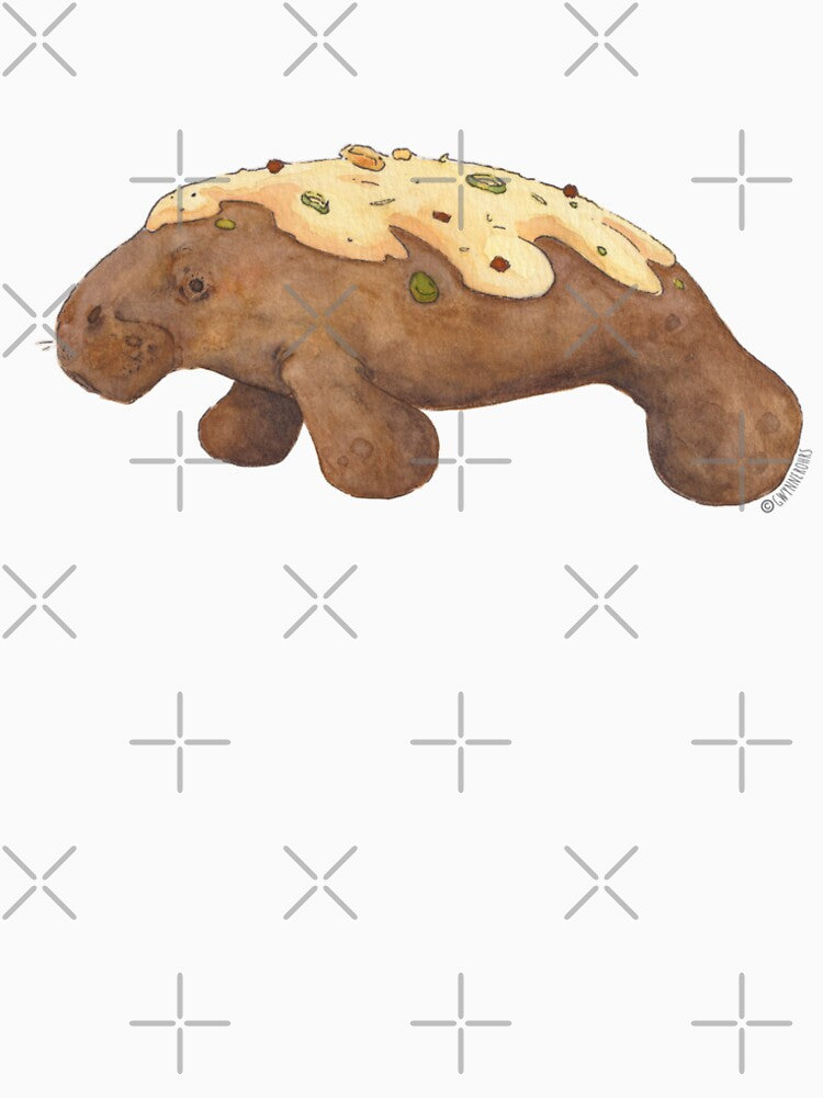 Baked Potato Manatee by Gwynnerohrs