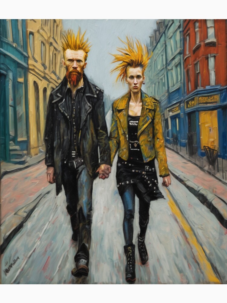 "Punk Duo" by Artisticanvas
