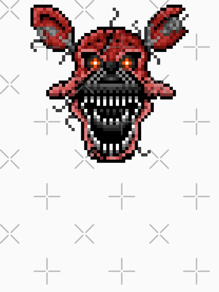Five Nights at Freddys 4 - Nightmare Foxy - Pixel art by GEEKsomniac