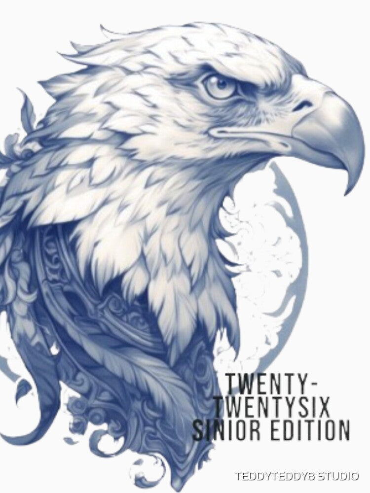 PREMIUM WATERCOLOR EAGLE CLASS OF 2026 by TEDDYTEDDY8 STUDIO