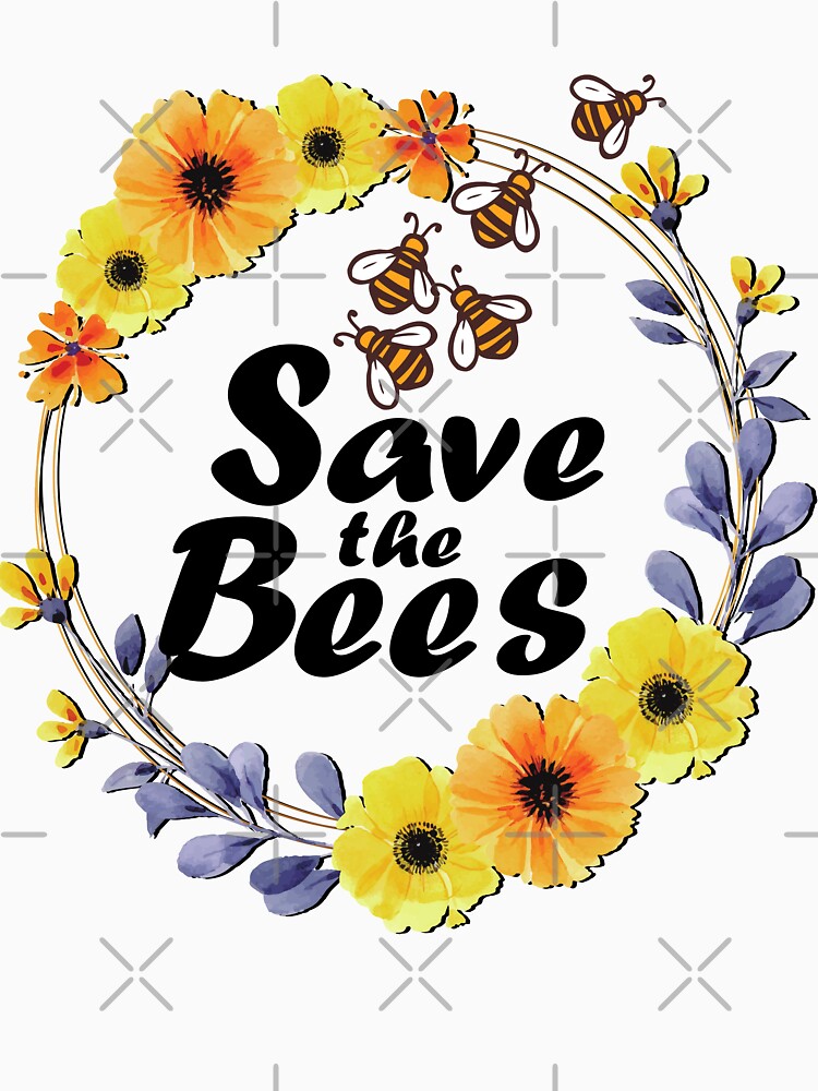 Save The Bees Project Nature Earth Global Warming by dmr studio