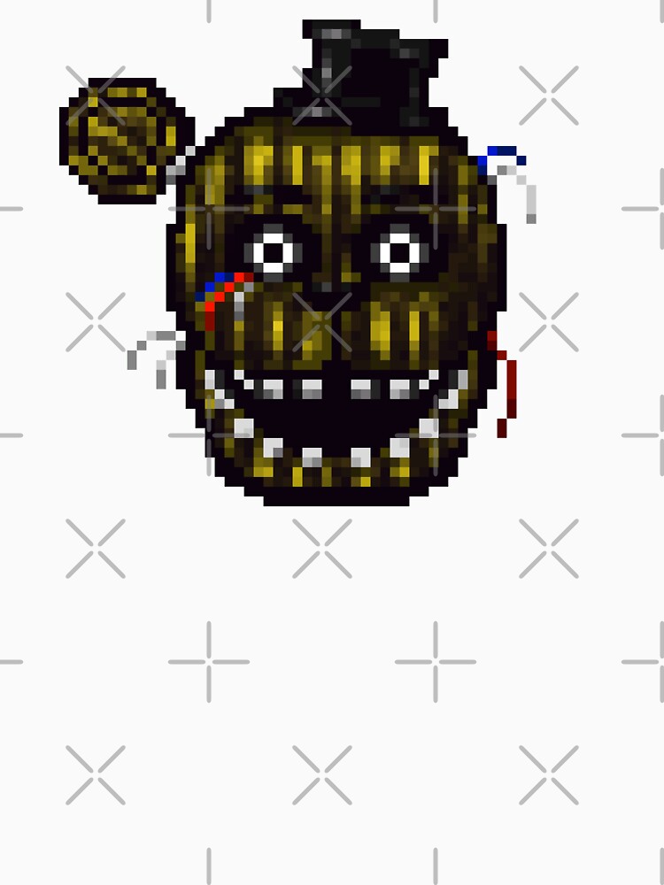 Five Nights at Freddy's 3 - Pixel art - Phantom Freddy by GEEKsomniac
