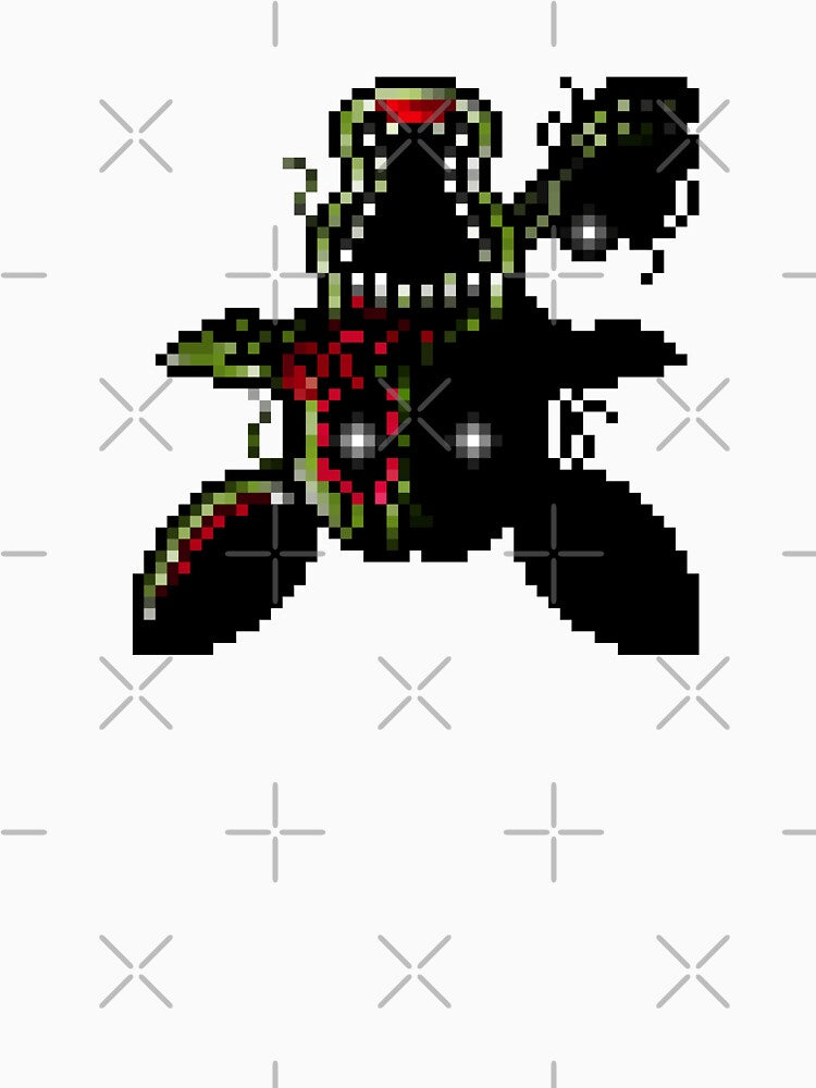 Five Nights at Freddy's 3 - Pixel art - Phantom Mangle by GEEKsomniac