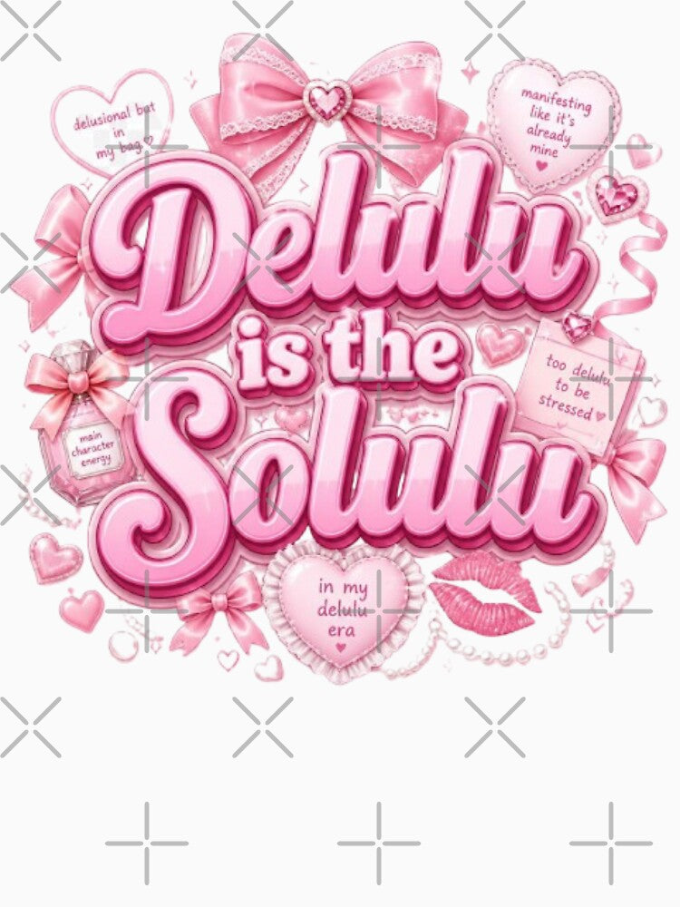 Delulu is the Solulu Coquette Sticker by Stylestickers55
