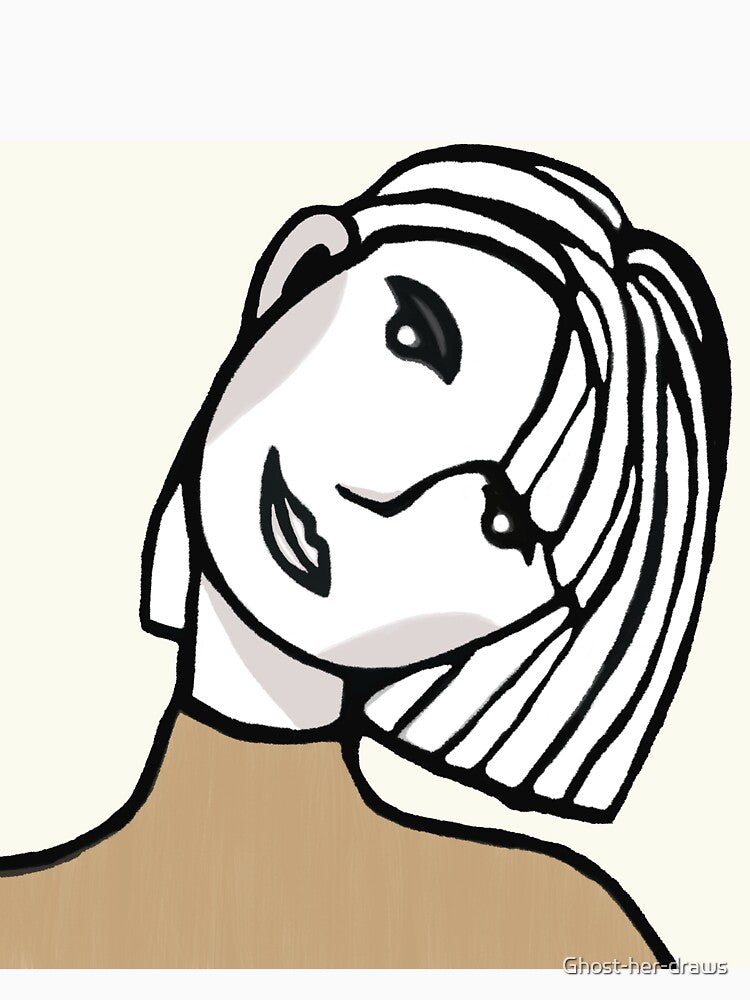The Girl's Self Portrait by Ghost-her-draws