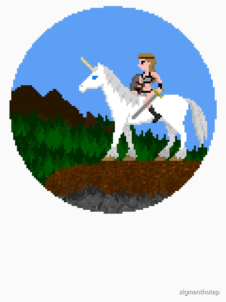 Unicorn Warrior by zigmenthotep