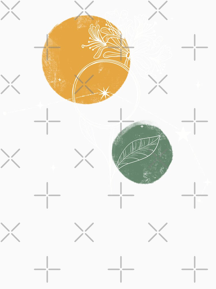 Aries constellation and birth flower illustration by VickyReiStudio