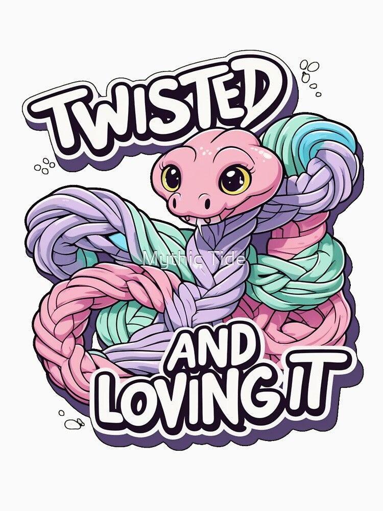 Macrame Lover Shirt – Twisted and Loving It Quote Tee by Mythic Tide