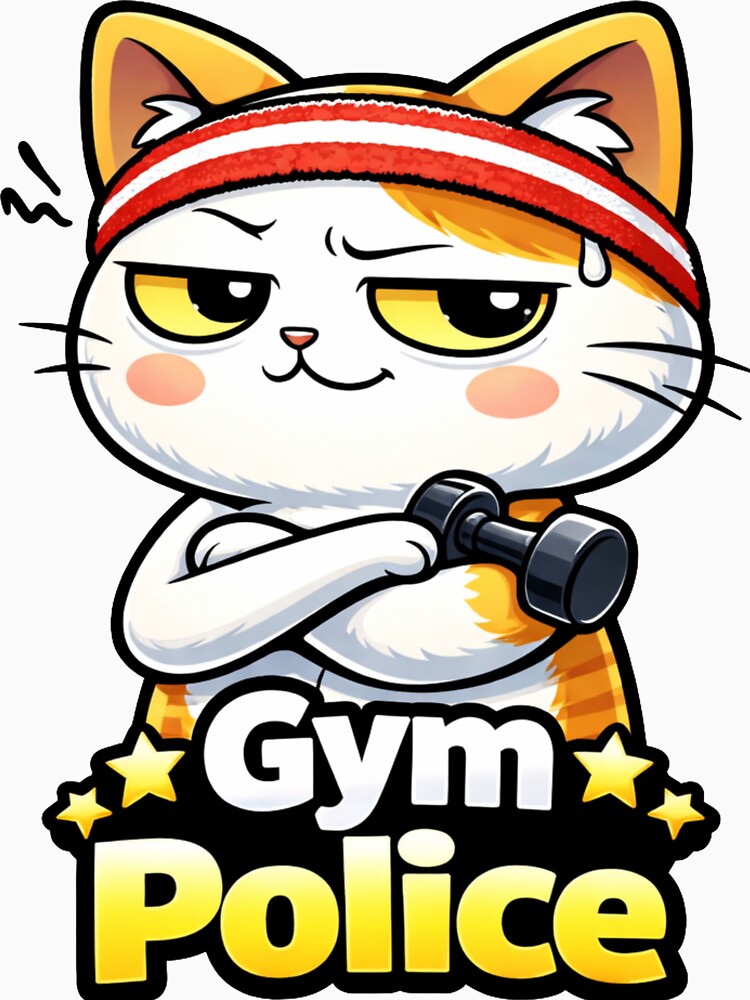 Part of the Gym Judgment Club–Gym Police by les 3 cerises store
