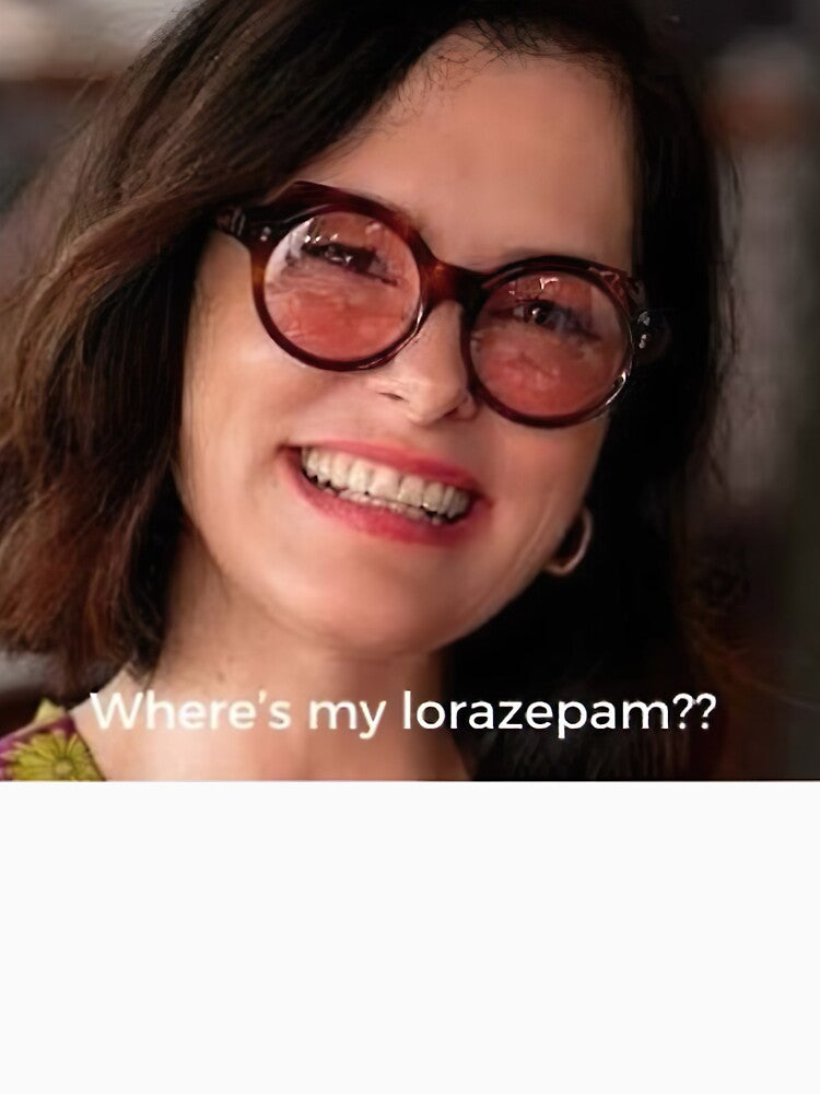 Parker Posey Meme Print – “Where’s My Lorazepam??” White Lotus by kato van meirvenne