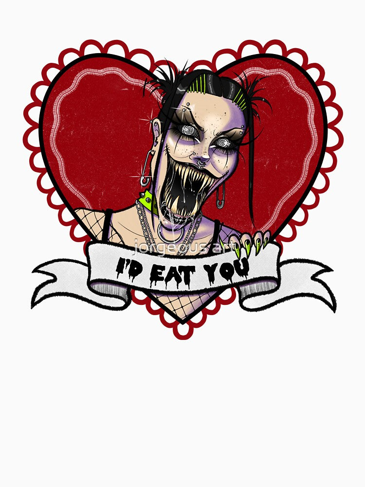 I'd eat you! by jorgeous art