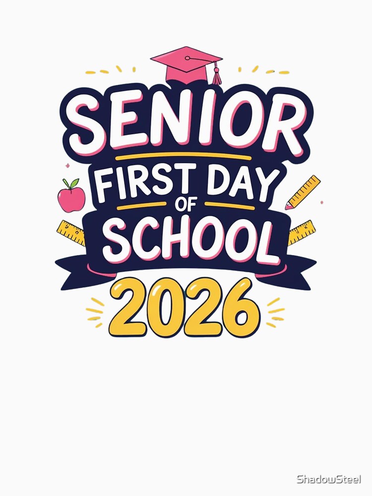 Level Up to Senior Year – Class of 2026 School Backpack by ShadowSteel