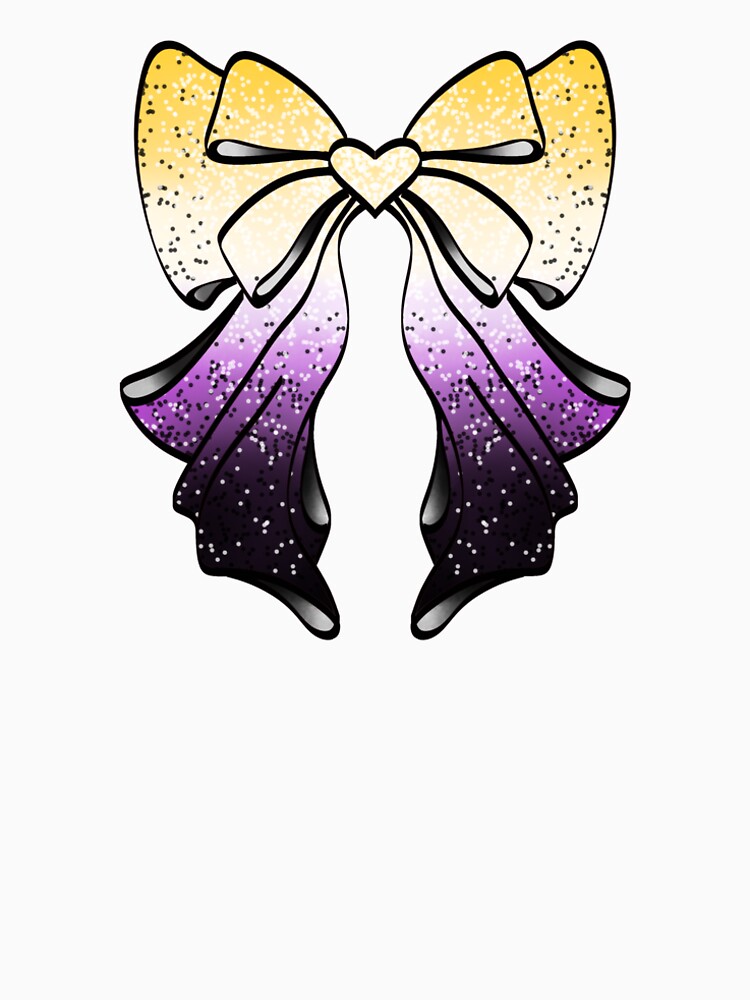 Non-binary Pride Bow by WeirdGirlsClub