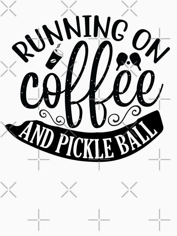 Funny Pickleball Shirt For Coffee Drinkers by MindfullyCreated