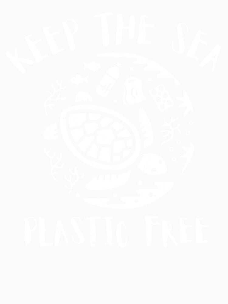 Keep The Sea Plastic Free - Turtle by Bangtees