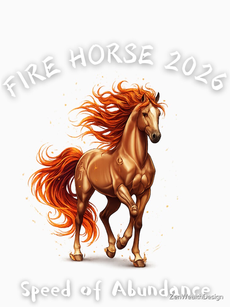 Fire Horse 2026 – Speed of Abundance by ZenWealthDesign