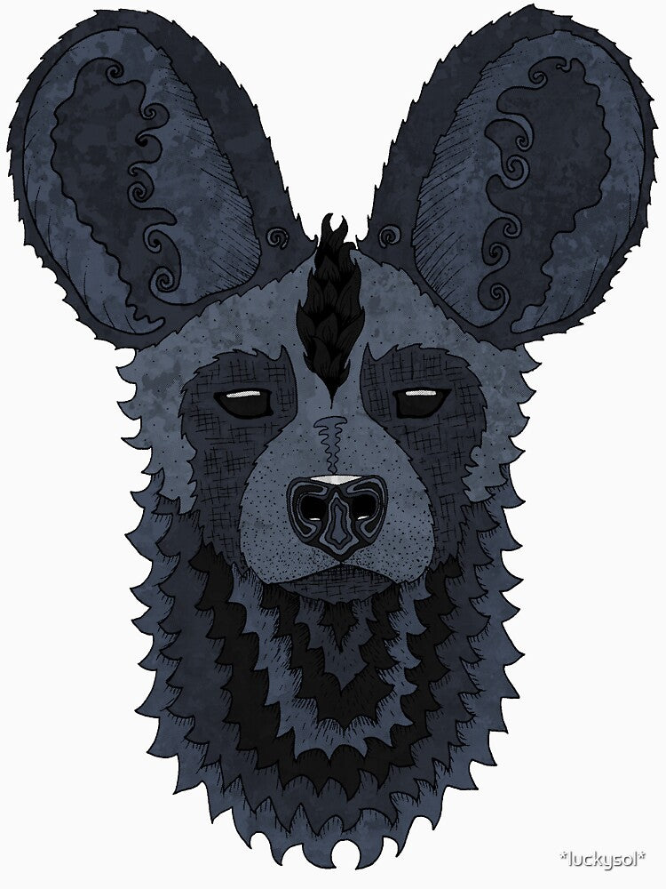 African Wild Dog - Blue by *luckysol*