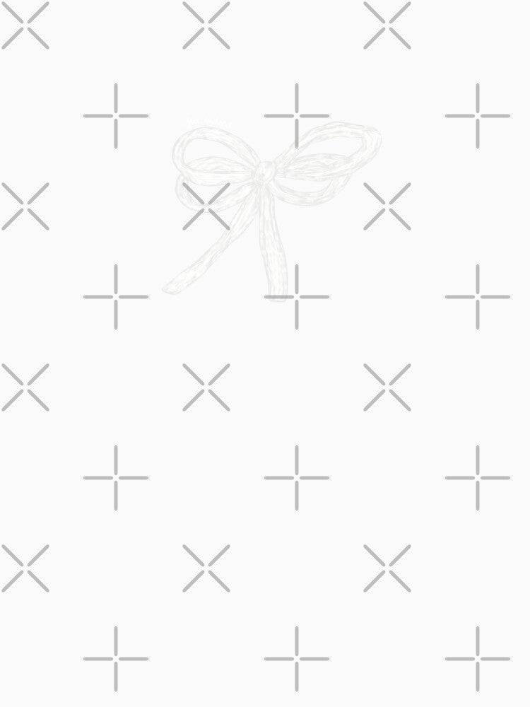 Aesthetic White Christian Bow by coastal collective