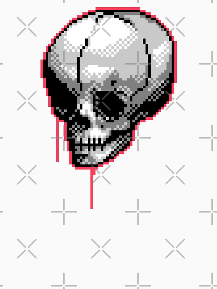 Pixel Skull by SkeletonJack 666