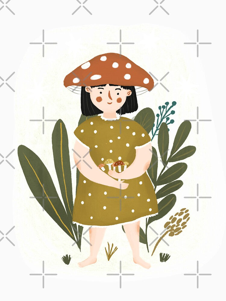 Mushroom girls, by Inadesignstore