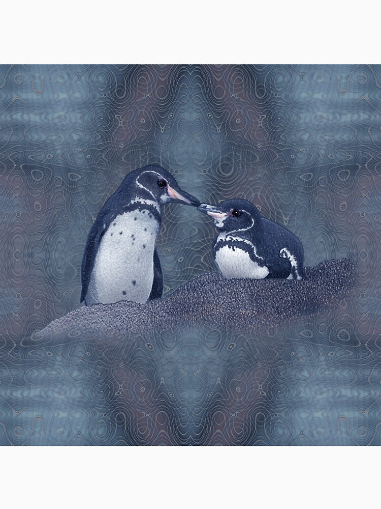 Two Galapagos penguins by Snaret