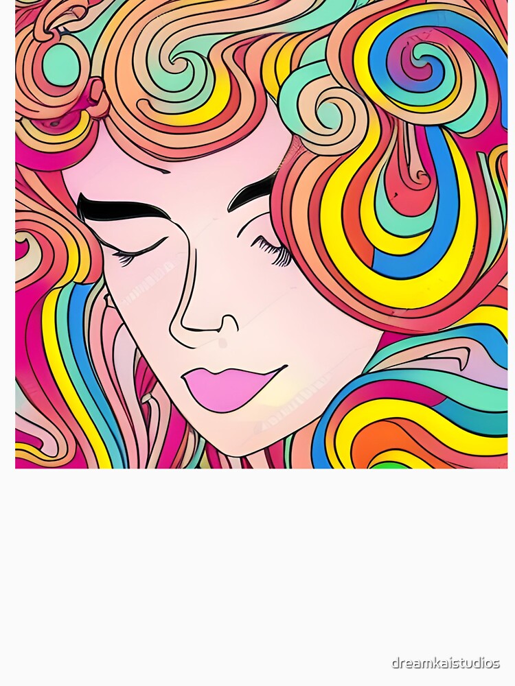 Hippie Trippy Woman by dreamkaistudios