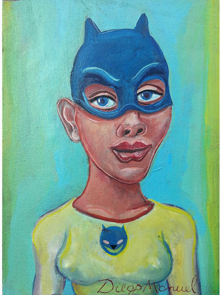 girl in a cat suit 3 by Diego Manuel Rodriguez