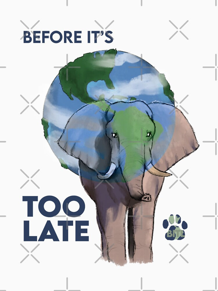before it's too late african forest elephant by lmvs studio