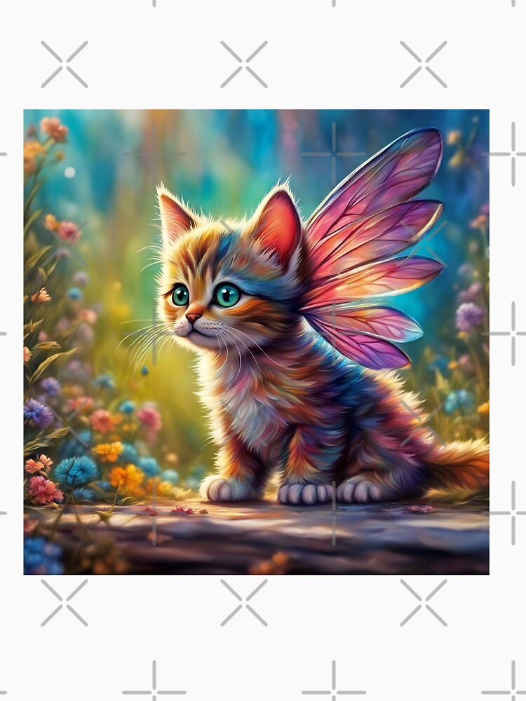 Whimsical Fairy Kitten No. 002 by FaerieFusion