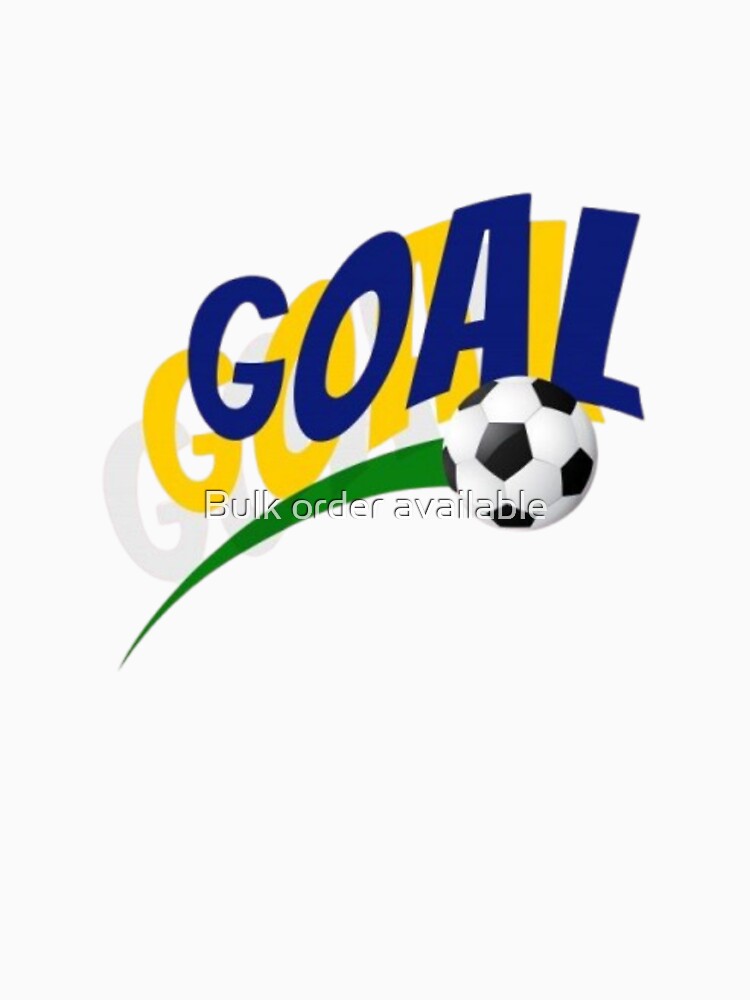 Dynamic "GOAL" Typography with Soccer Ball Illustration by Bulk order available