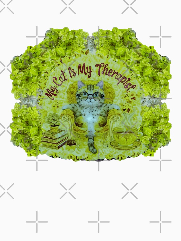 My Cat is My Therapist, Guided by Fluorite by ArtDesignTp