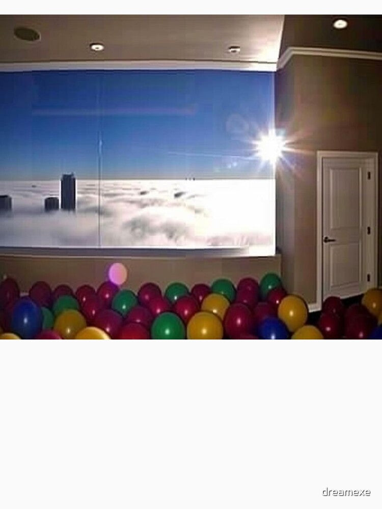 Early 2000 Liminal Space with Balloons by dreamexe
