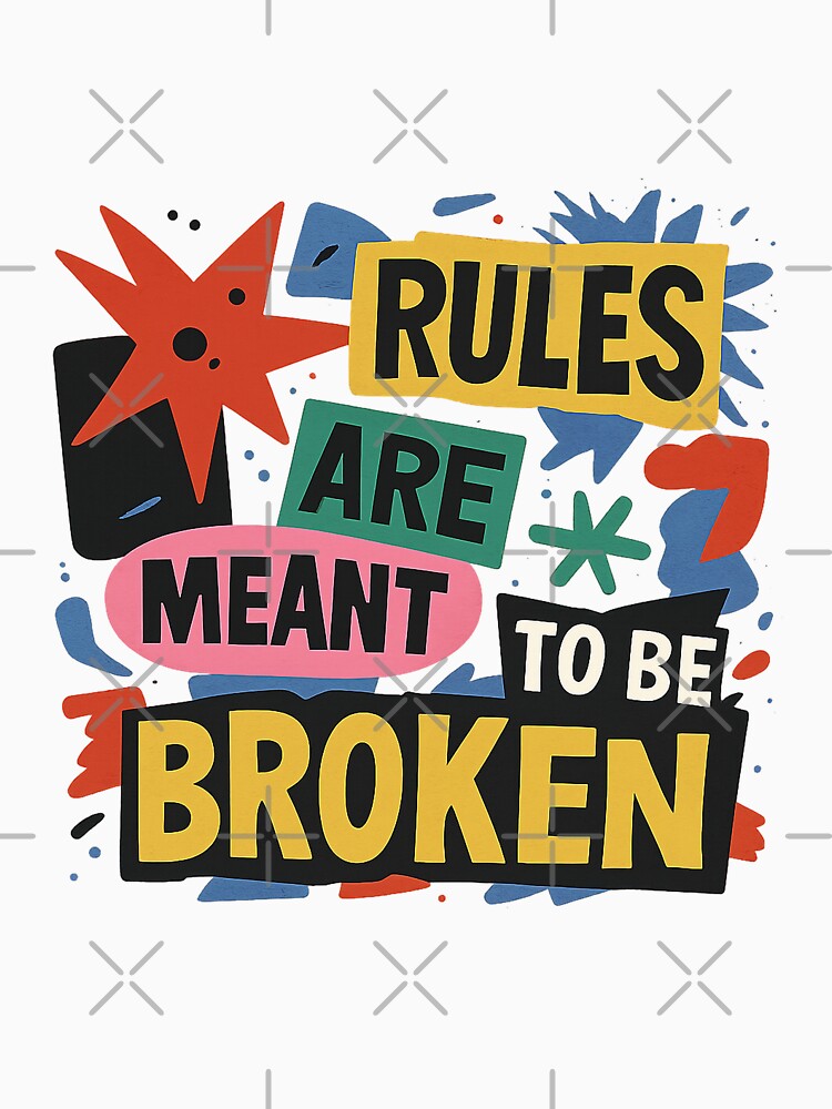 Rules Are Meant to Be Broken – Chaotic Anti-Design Statement by Bratak