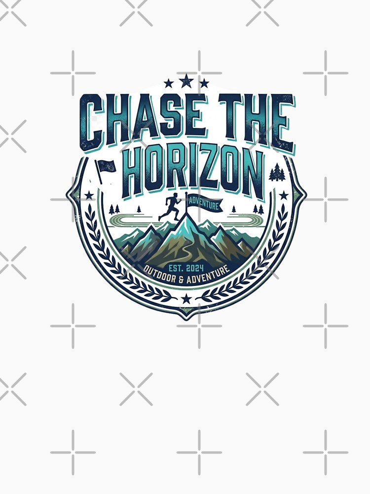 Chase the Horizon Running Design by RunningWhiskers