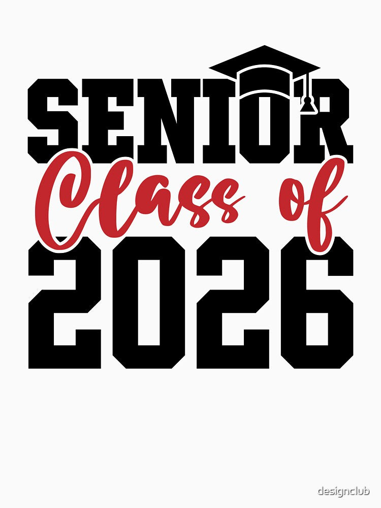 Senior Class of 2026 Graduation Cap by designclub