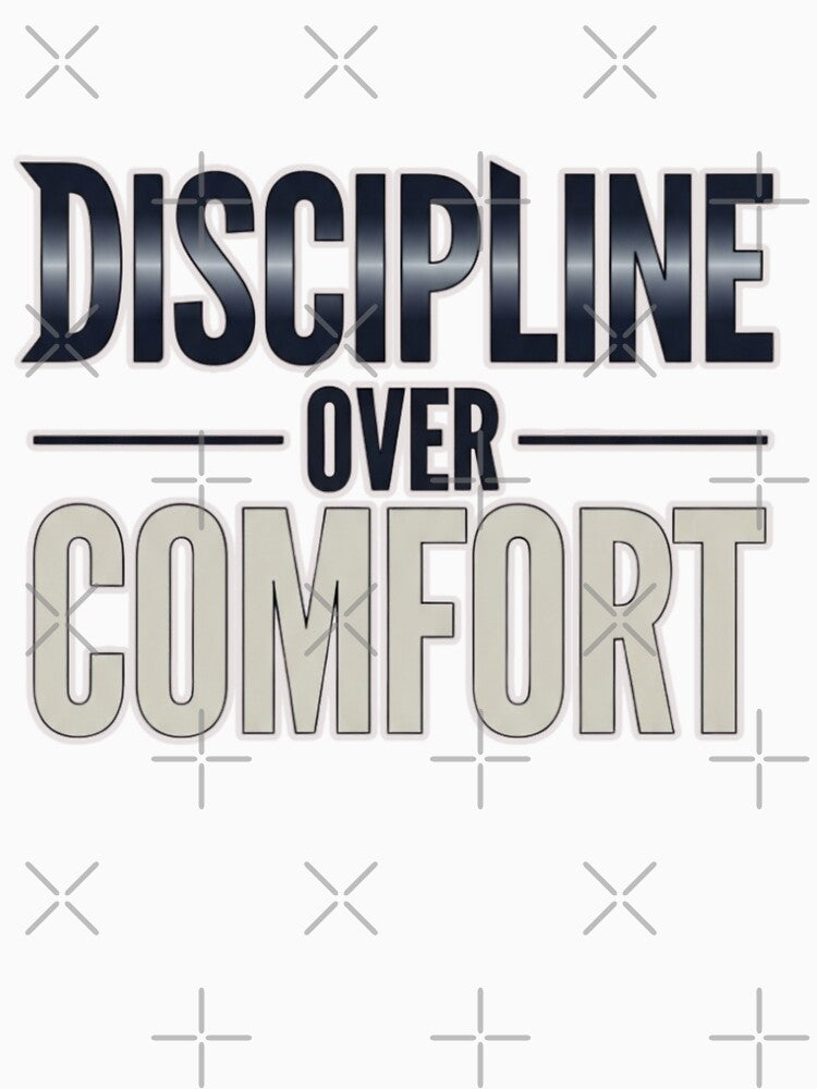 Discipline Over Comfort | Aesthetic Biohacking Tee - Cold Plunge Edition by FitEnvy