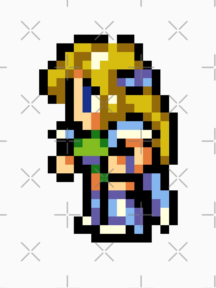 Final Fantasy VI - Celes Sprite by SpriteZone