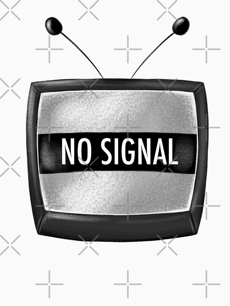 NO SIGNAL Retro Television by marley-seraph