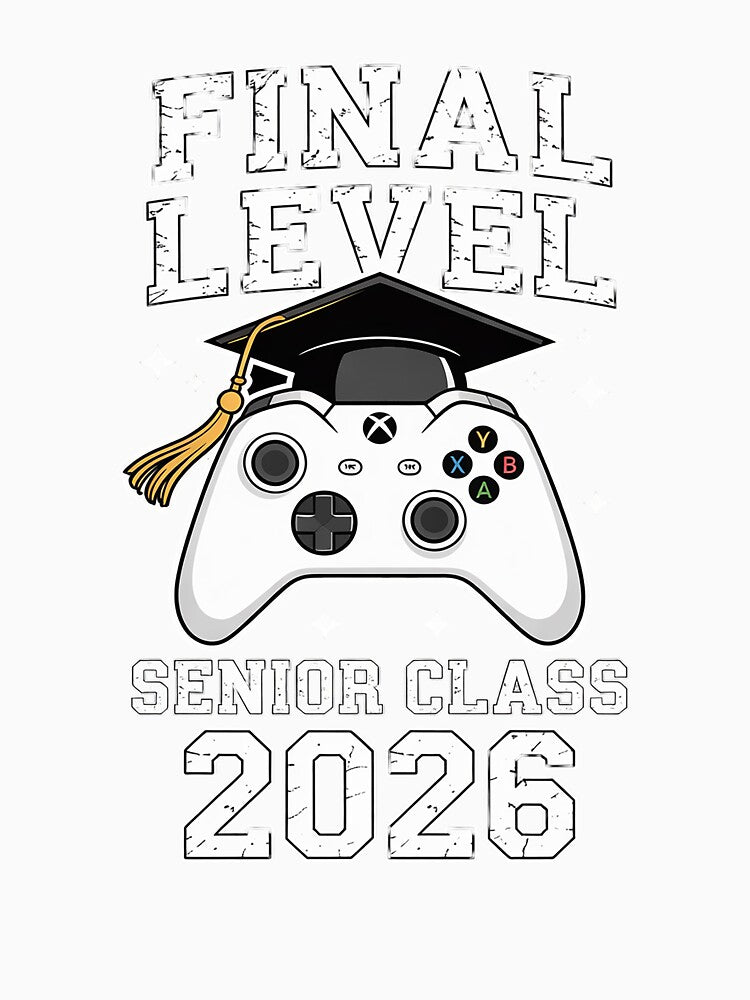 Senior 2026 Video Game Gamer Class of 2026 Graduation Grad by RonnasJackson