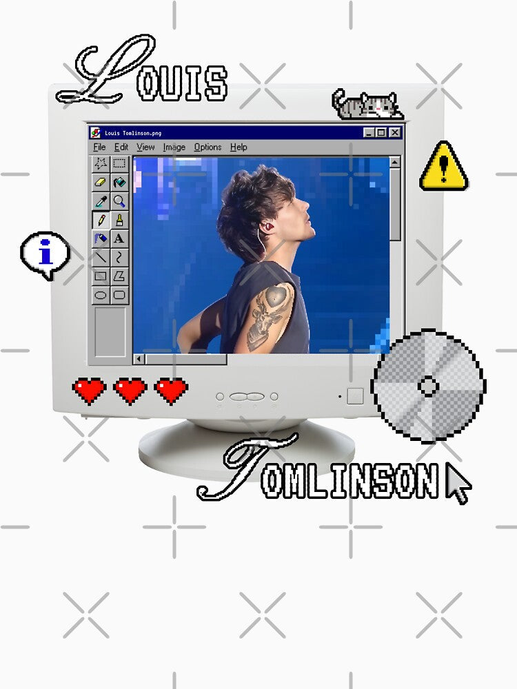 Louis Tomlinson Retro PC Aesthetic by mauraurus