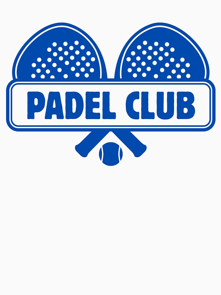 Padel Club Logo, Crossed Padel Rackets & Ball Sports Design by Rocklights