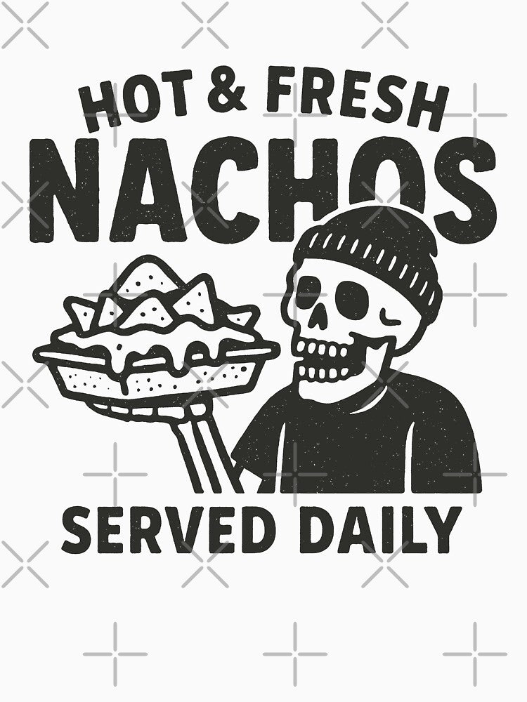 Skeleton's Daily Nacho Delight by zzz888